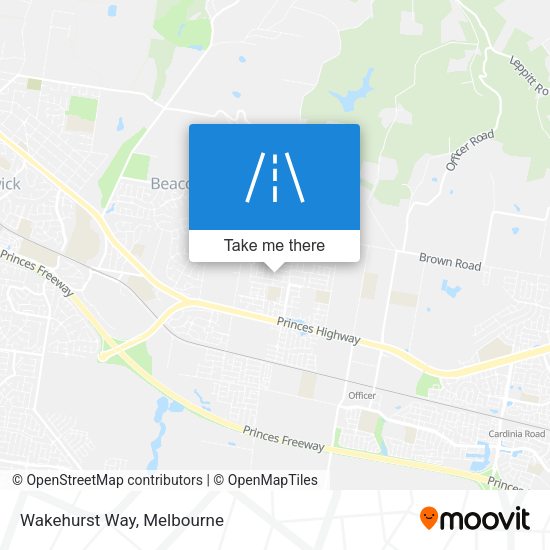 Wakehurst Way map