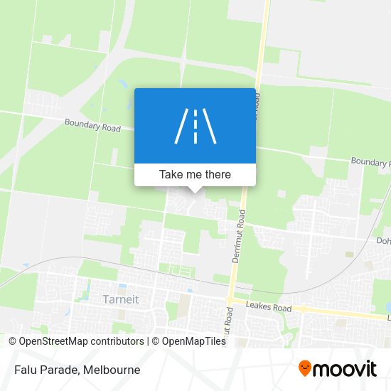 Falu Parade map