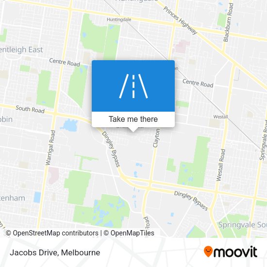 Jacobs Drive map