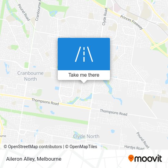 Aileron Alley map