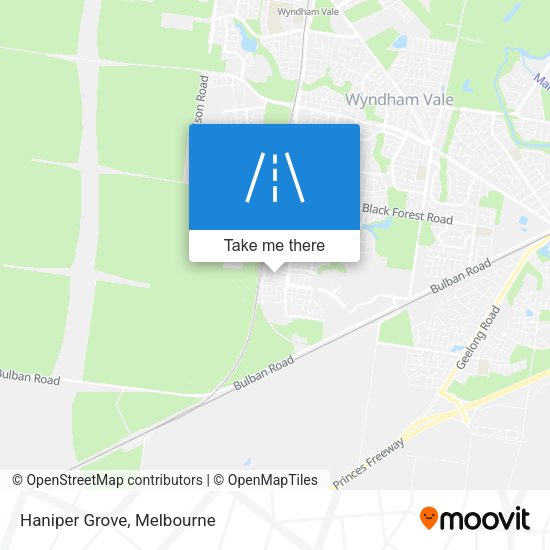 Haniper Grove map