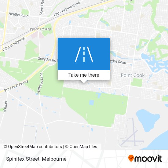 Spinifex Street map