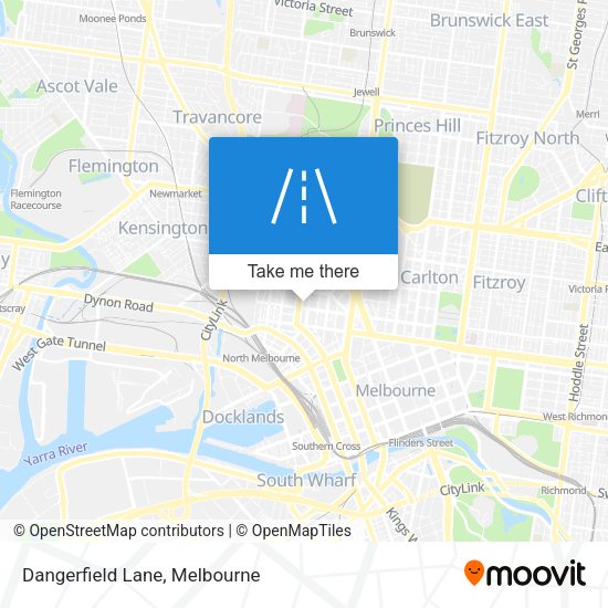 Dangerfield Lane map
