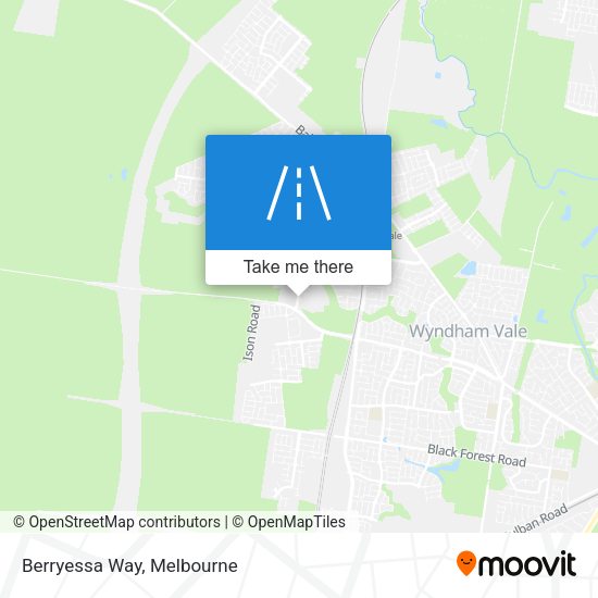 Berryessa Way map