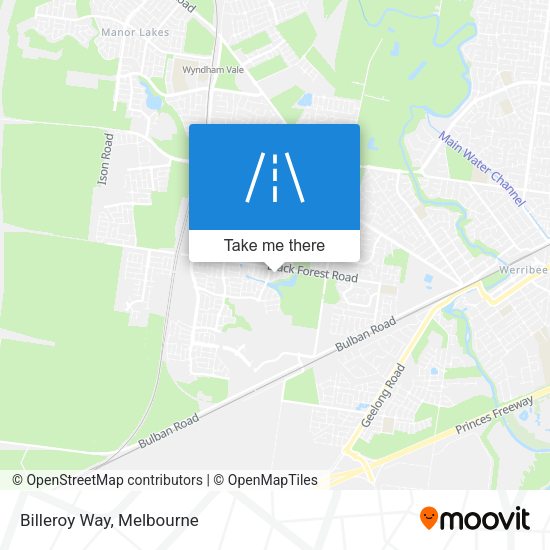 Billeroy Way map