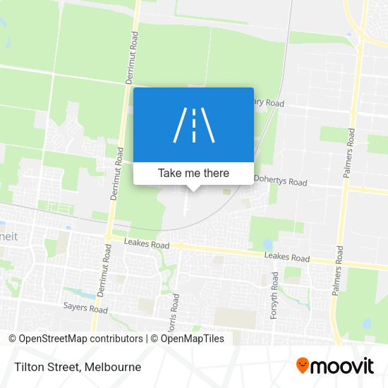 Tilton Street map