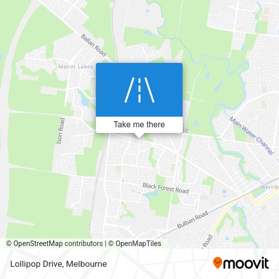 Lollipop Drive map