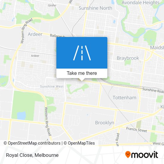 Royal Close map