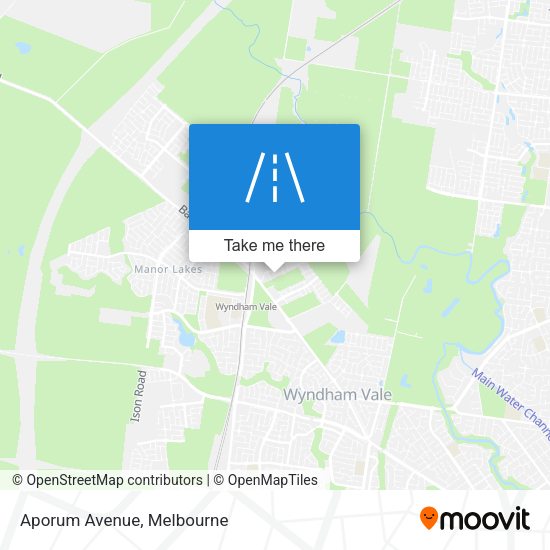 Aporum Avenue map
