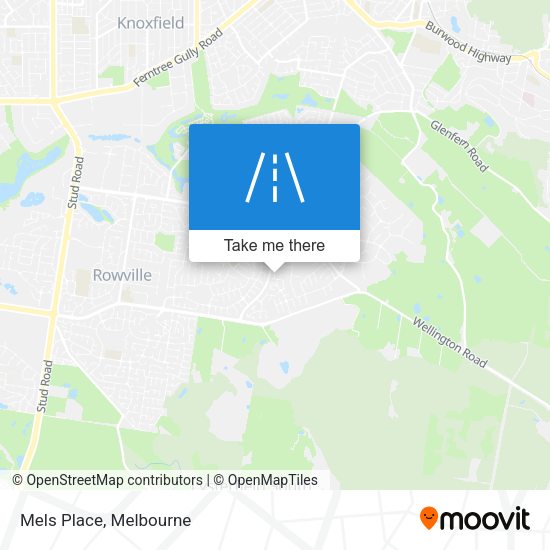 Mels Place map