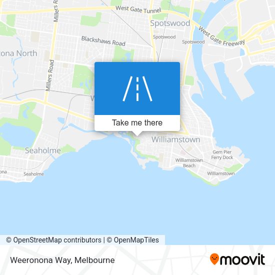Weeronona Way map