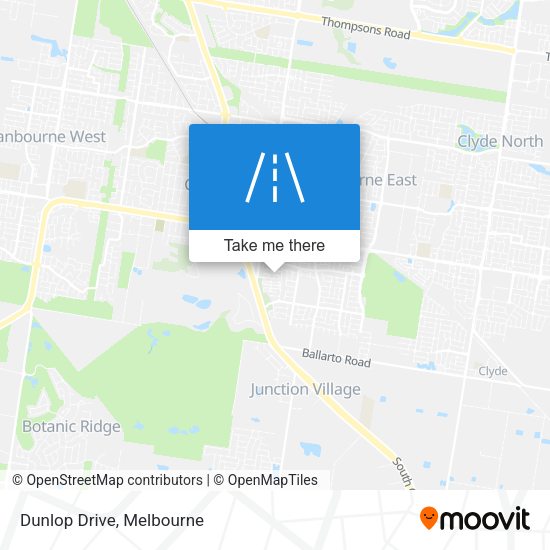 Dunlop Drive map