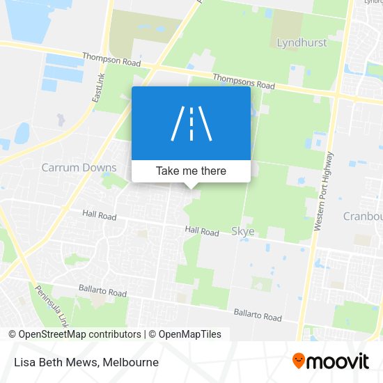 Lisa Beth Mews map