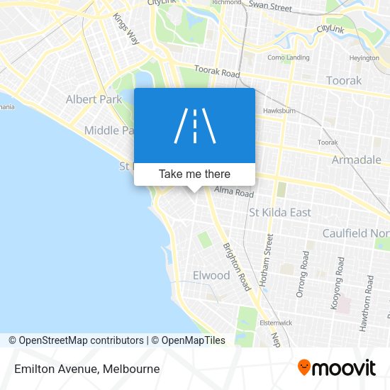 Emilton Avenue map