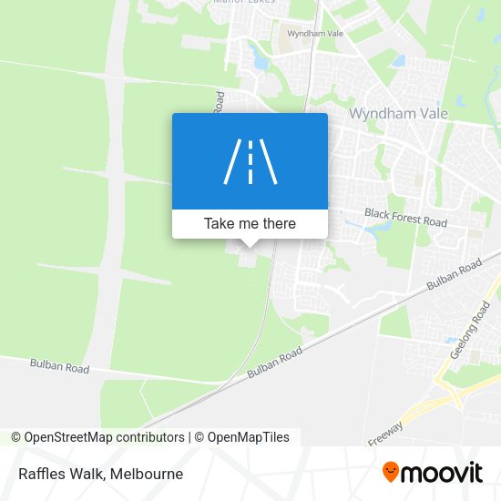 Raffles Walk map