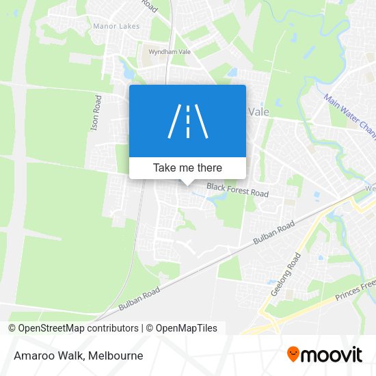Amaroo Walk map