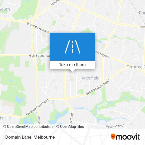 Domain Lane map
