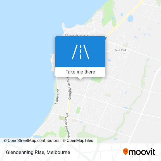 Glendenning Rise map