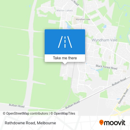 Rathdowne Road map