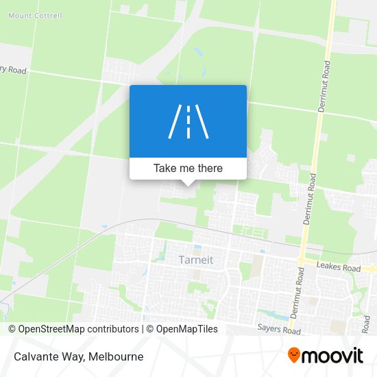 Calvante Way map
