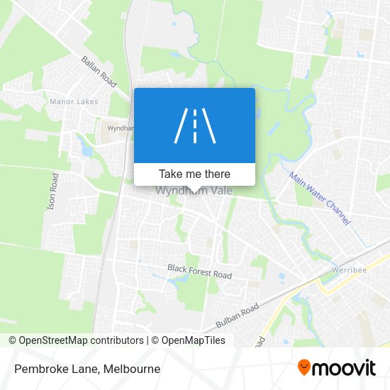 Pembroke Lane map