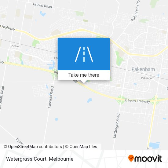 Watergrass Court map