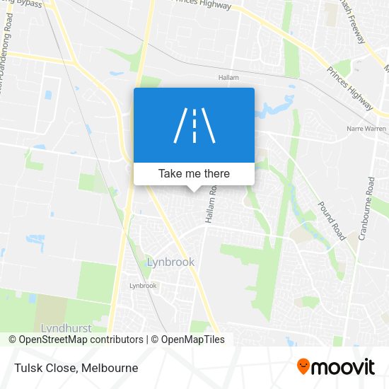 Tulsk Close map