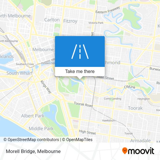 Morell Bridge map