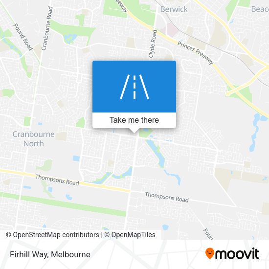 Firhill Way map