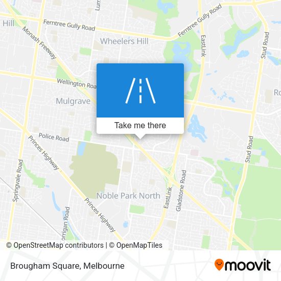Brougham Square map