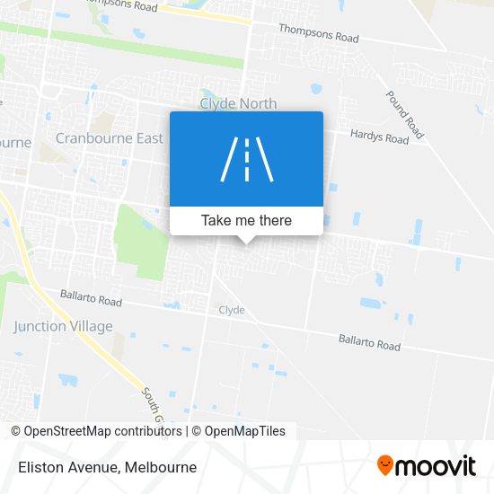Eliston Avenue map
