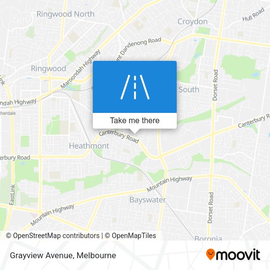 Grayview Avenue map