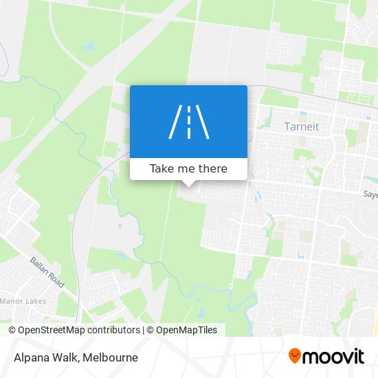 Alpana Walk map