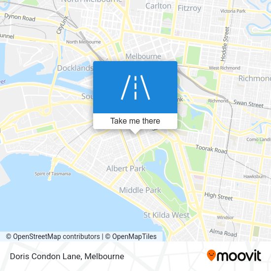 Doris Condon Lane map
