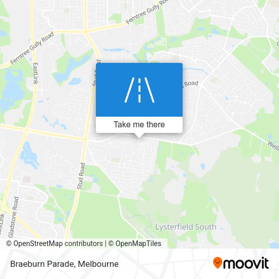 Braeburn Parade map