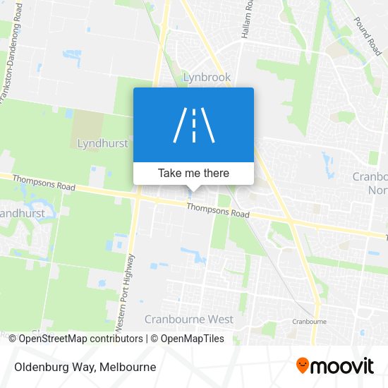 Oldenburg Way map