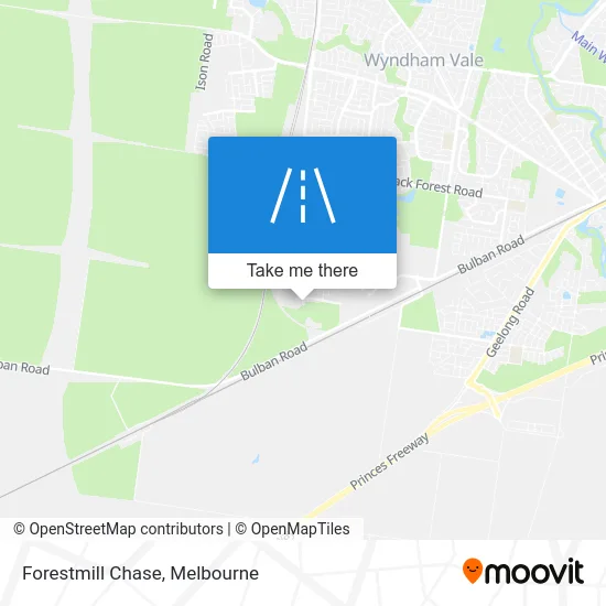 Mapa Forestmill Chase