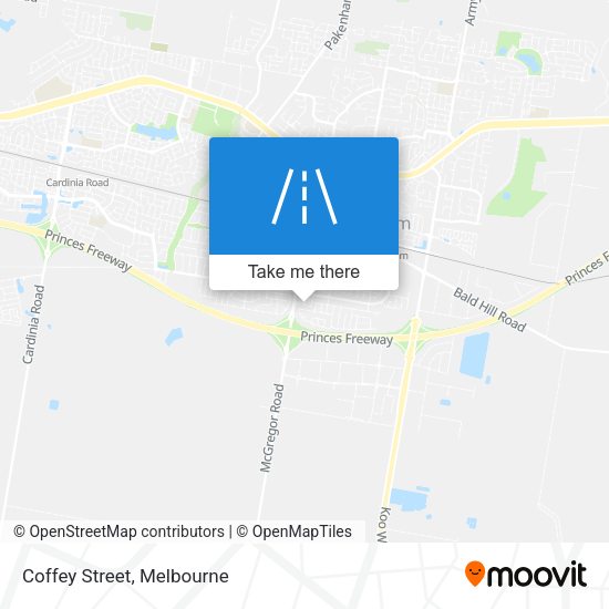 Coffey Street map