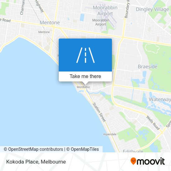 Kokoda Place map