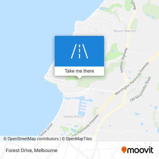 Forest Drive map