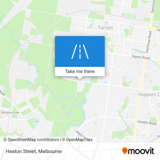 Heaton Street map