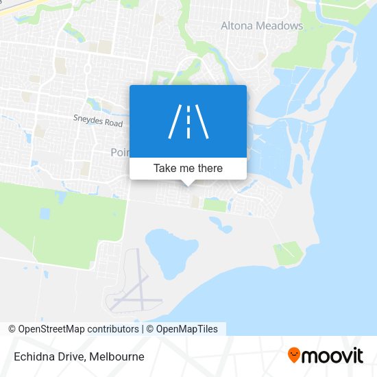 Echidna Drive map