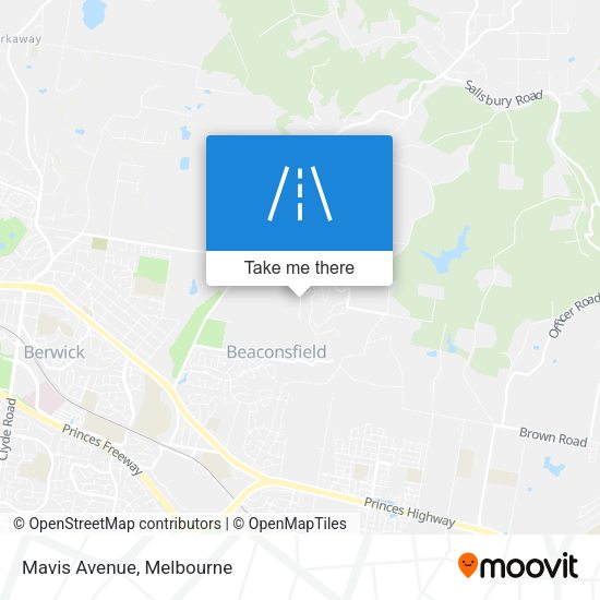Mavis Avenue map