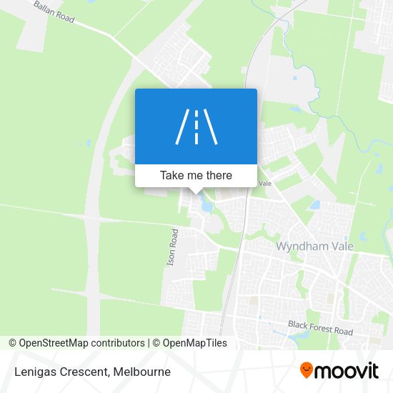 Lenigas Crescent map
