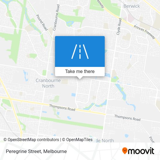 Peregrine Street map