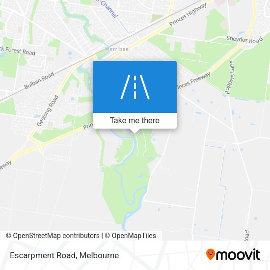 Escarpment Road map