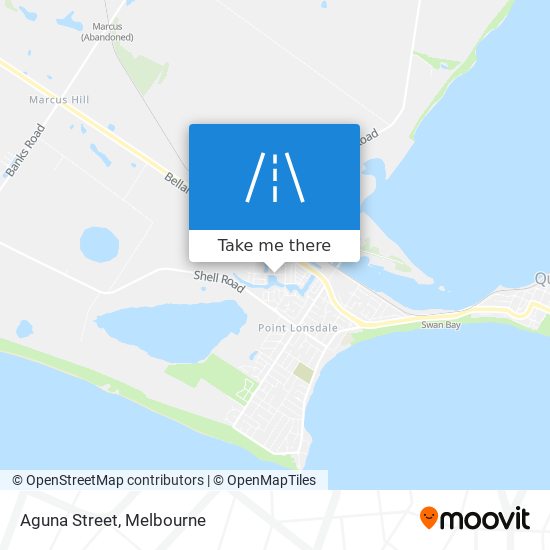 Aguna Street map