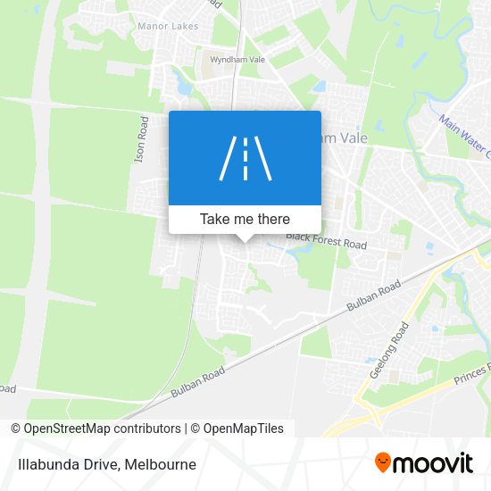 Illabunda Drive map