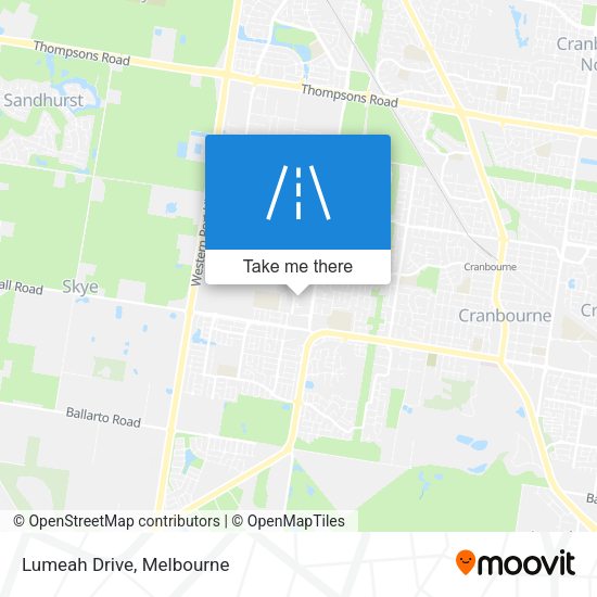 Lumeah Drive map