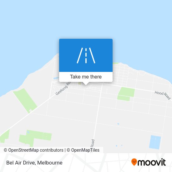 Bel Air Drive map